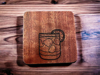 Cocktail Style Coaster Set