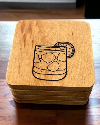 Cocktail Style Coaster Set